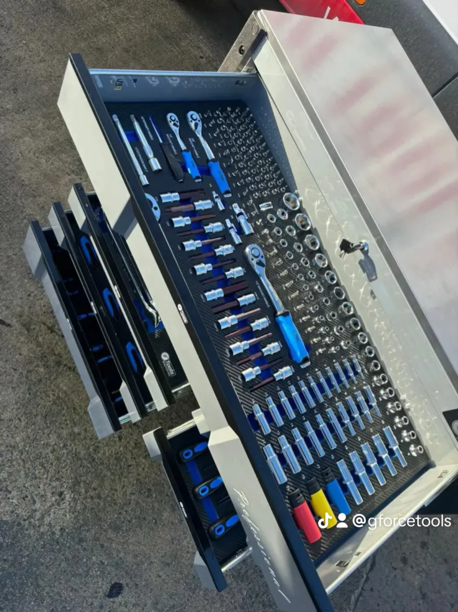 12 DRAWER TOOL CHEST FULL OF TOOLS - Image 4