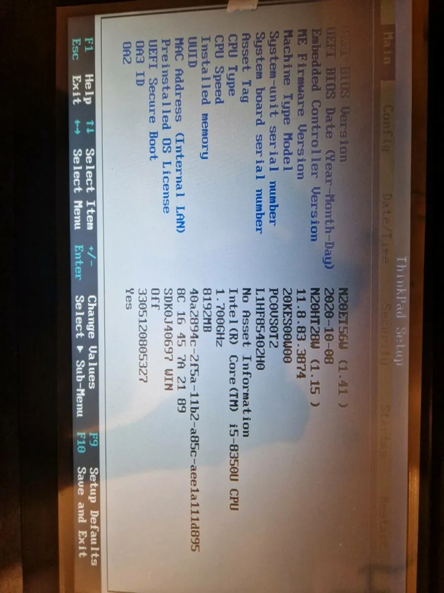 Leovo Thinkpad x280 8th gen i5 - Image 4