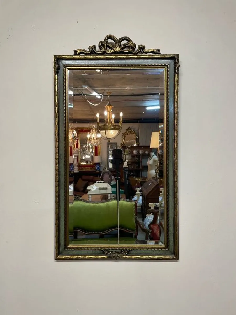 Beautiful Vintage Belgian Parcel - Gilt Frame Mirror. - Image 1
