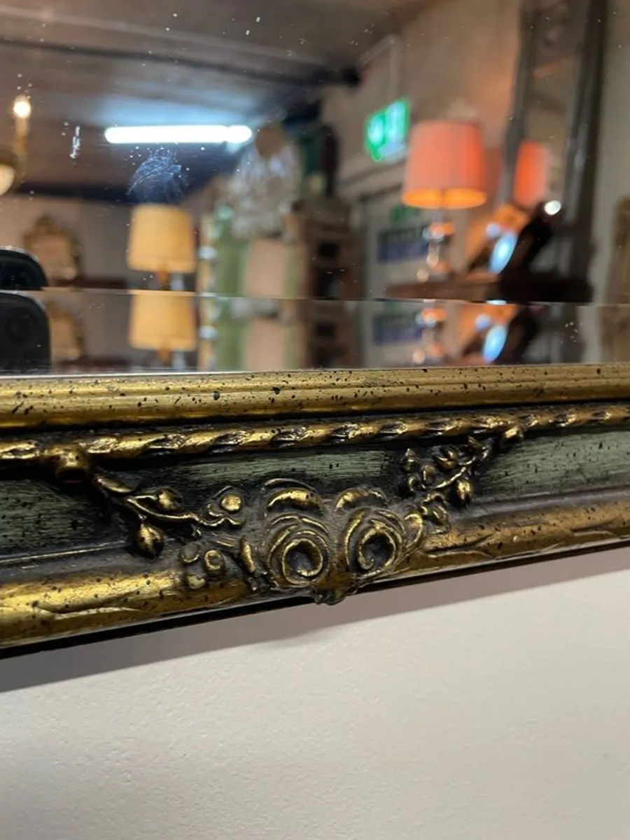 Beautiful Vintage Belgian Parcel - Gilt Frame Mirror. - Image 2