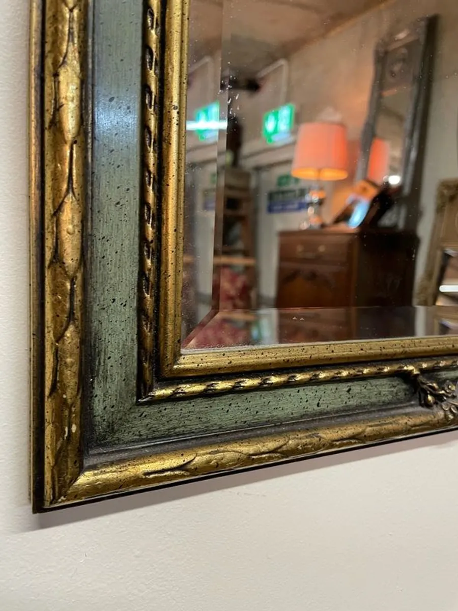 Beautiful Vintage Belgian Parcel - Gilt Frame Mirror. - Image 3