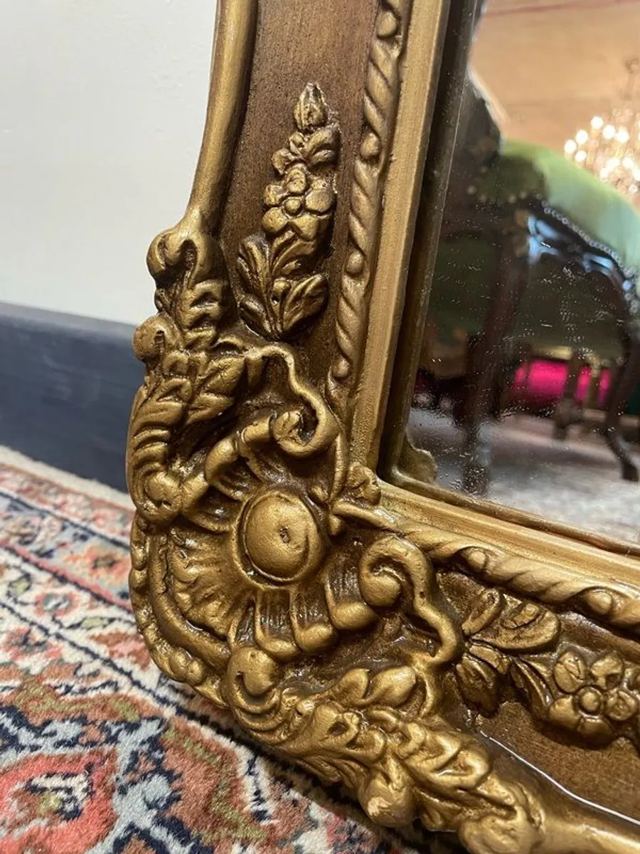 FLASH SALE ! Was 395 Now 295 ! A Beautiful Pair of French Style Panel Mirrors. - Image 4