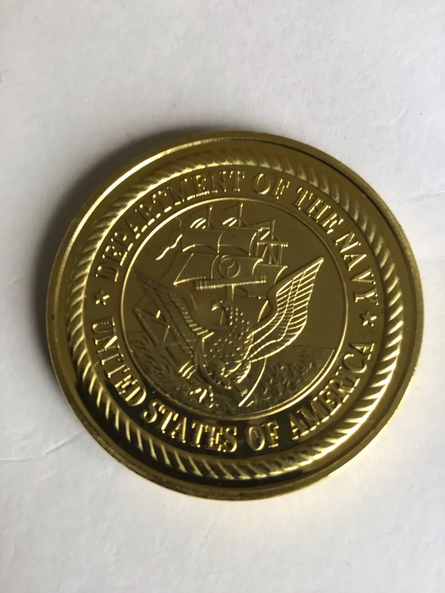 US Navy coin - USS Dwight David Eisenhower - Image 2