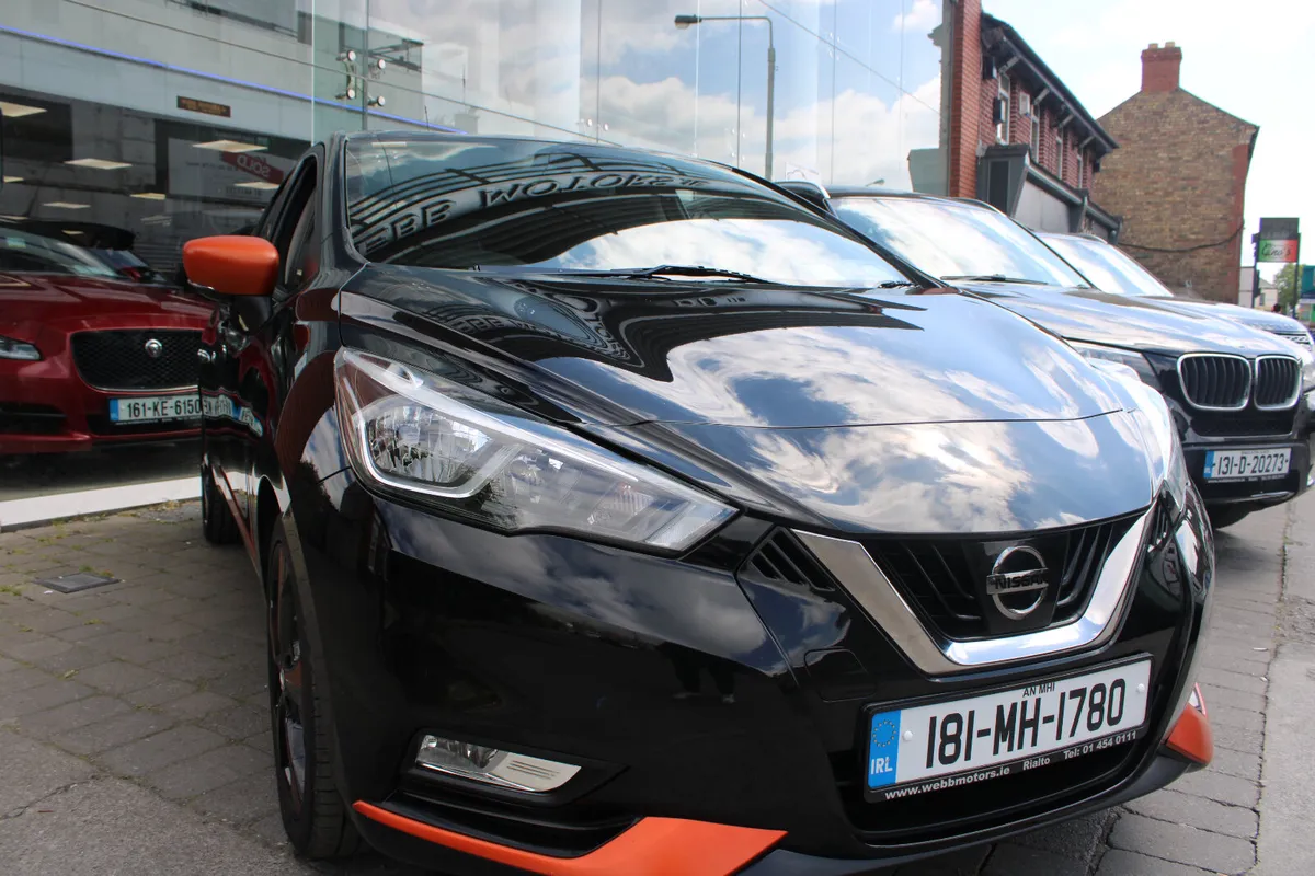 Nissan Micra SVE + AVM ORANGE 2018 *FSH* - Image 1