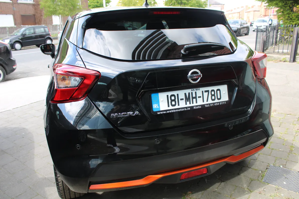 Nissan Micra SVE + AVM ORANGE 2018 *FSH* - Image 4