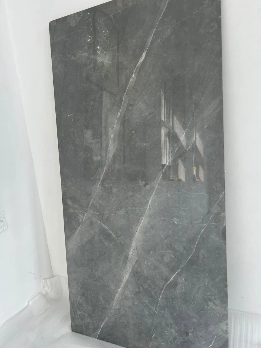 Dark grey floor and wall tiles - Image 4