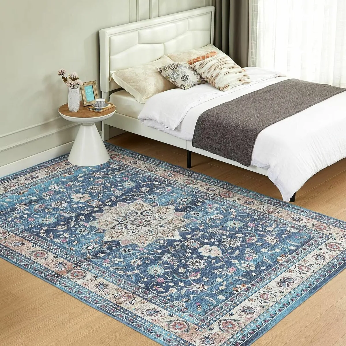 Classic Large Rugs Living Room Blue 160x230cm - Image 4