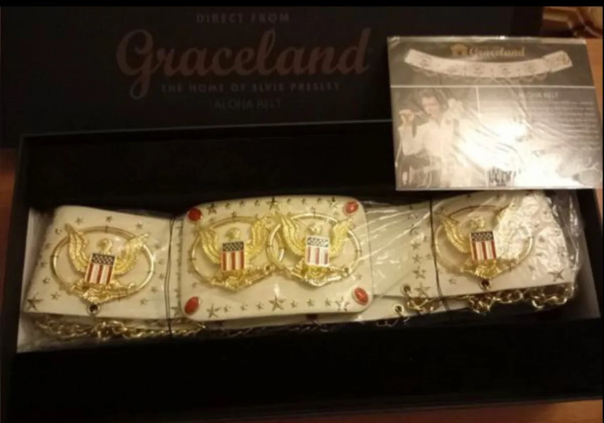 Elvis Presley Aloha belt bought in Graceland - Image 2
