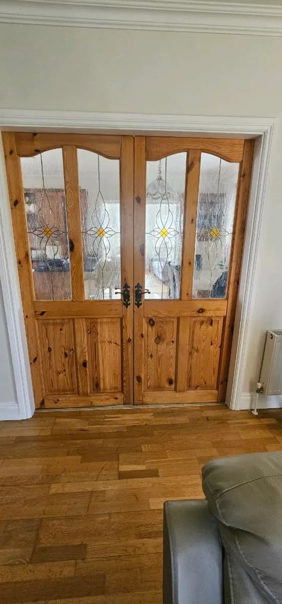Red deal doors pine doors - Image 2