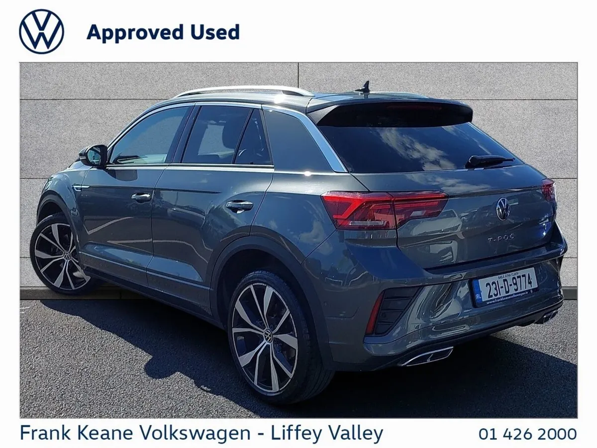 Volkswagen T-Roc R-line Auto 1.5tsi 150BHP  rear - Image 3