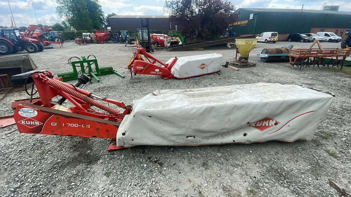 9ft used kuhn mower - Image 2