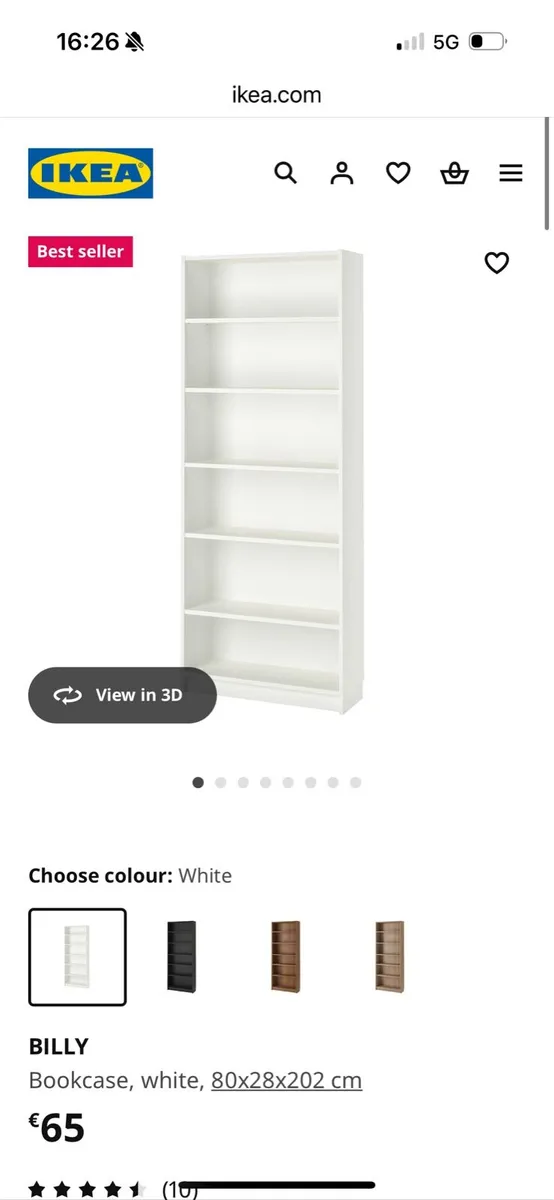 Ikea billy bookshelf bookcase - Image 1