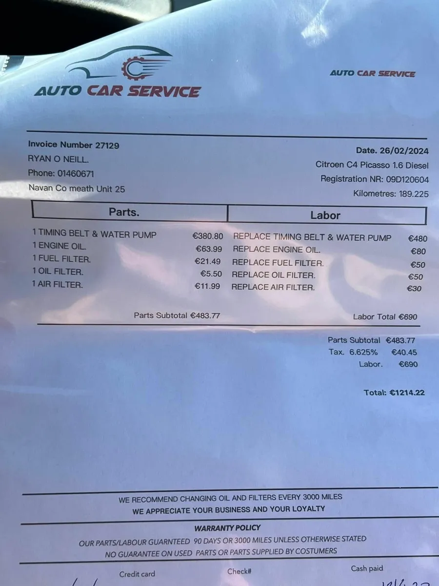 Citroën C4 Picasso 7-Seat - Auto – Great Condition - Image 3