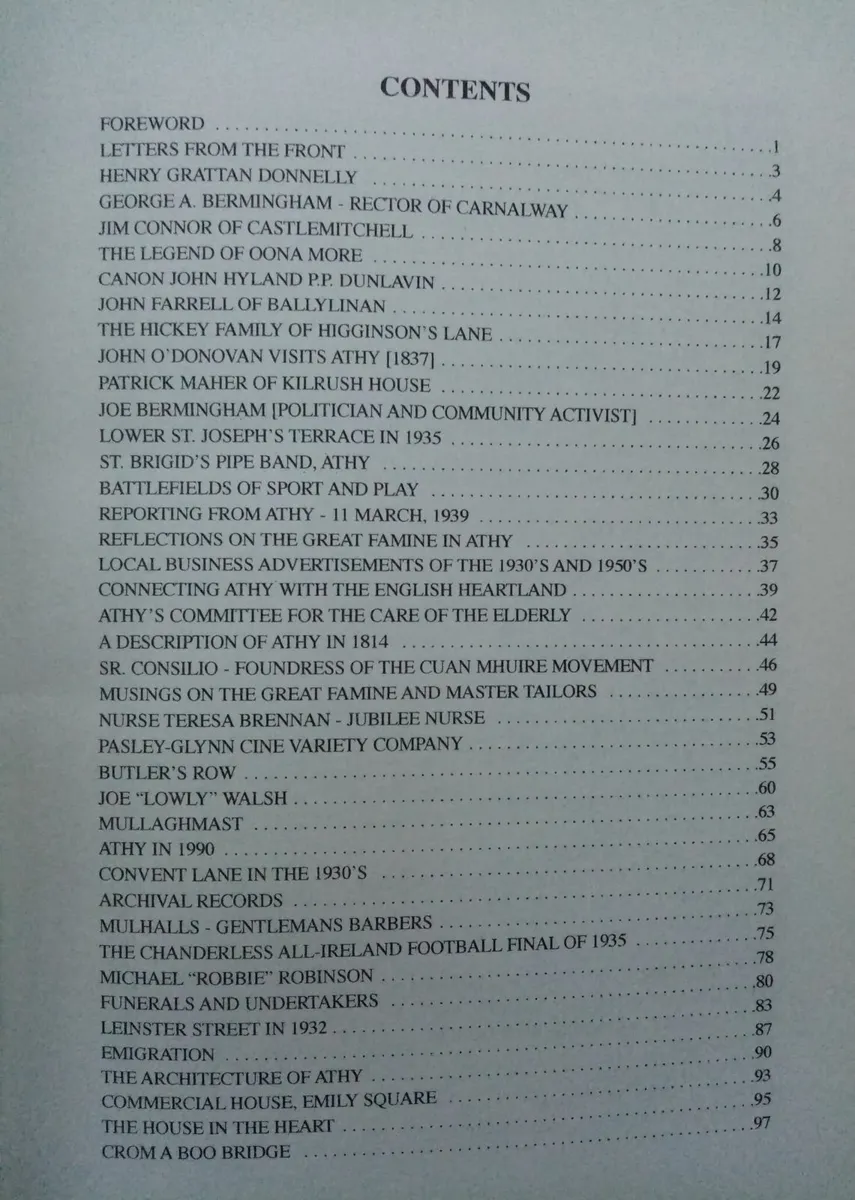 Eye On Athy's Past Vol 2 - Kildare History Book - Image 3
