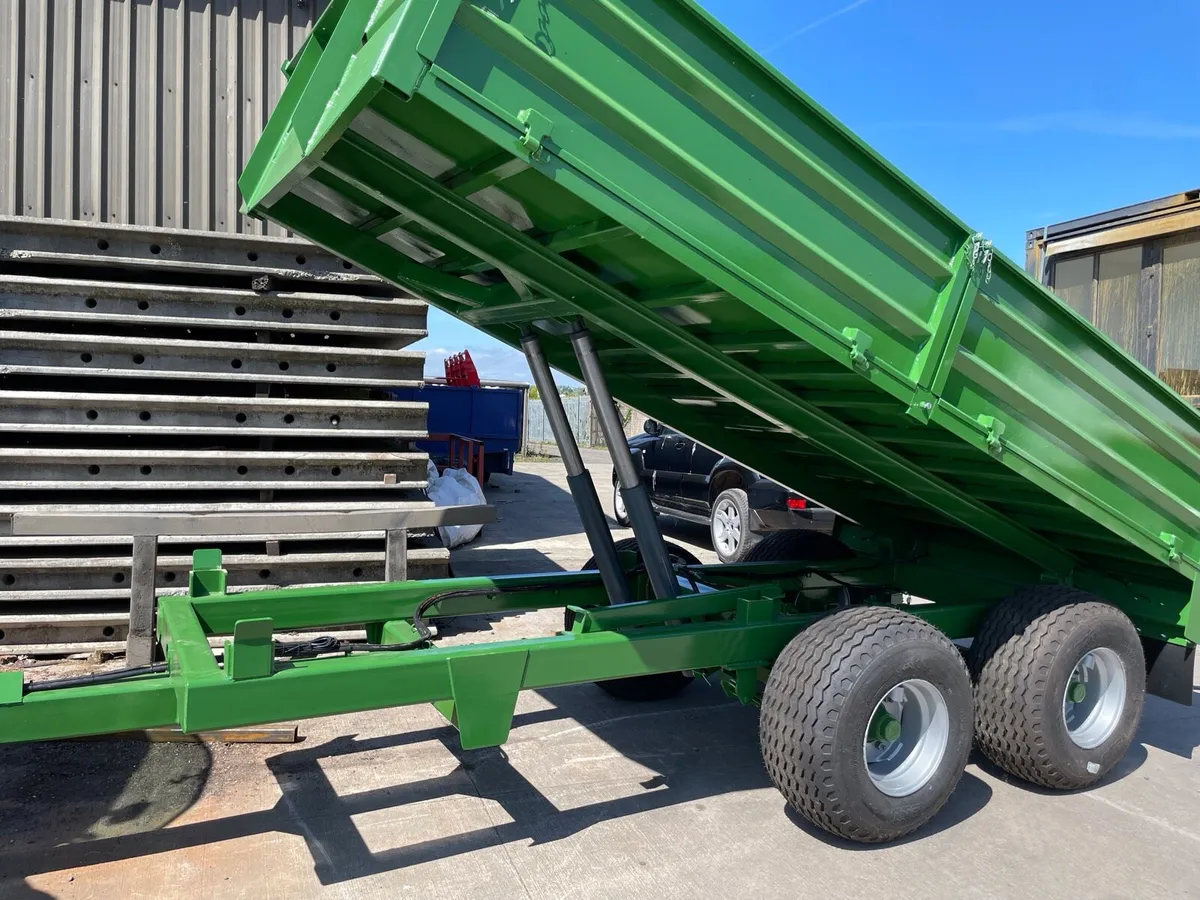 New 13x7 twin axle tipping trailer - Image 2