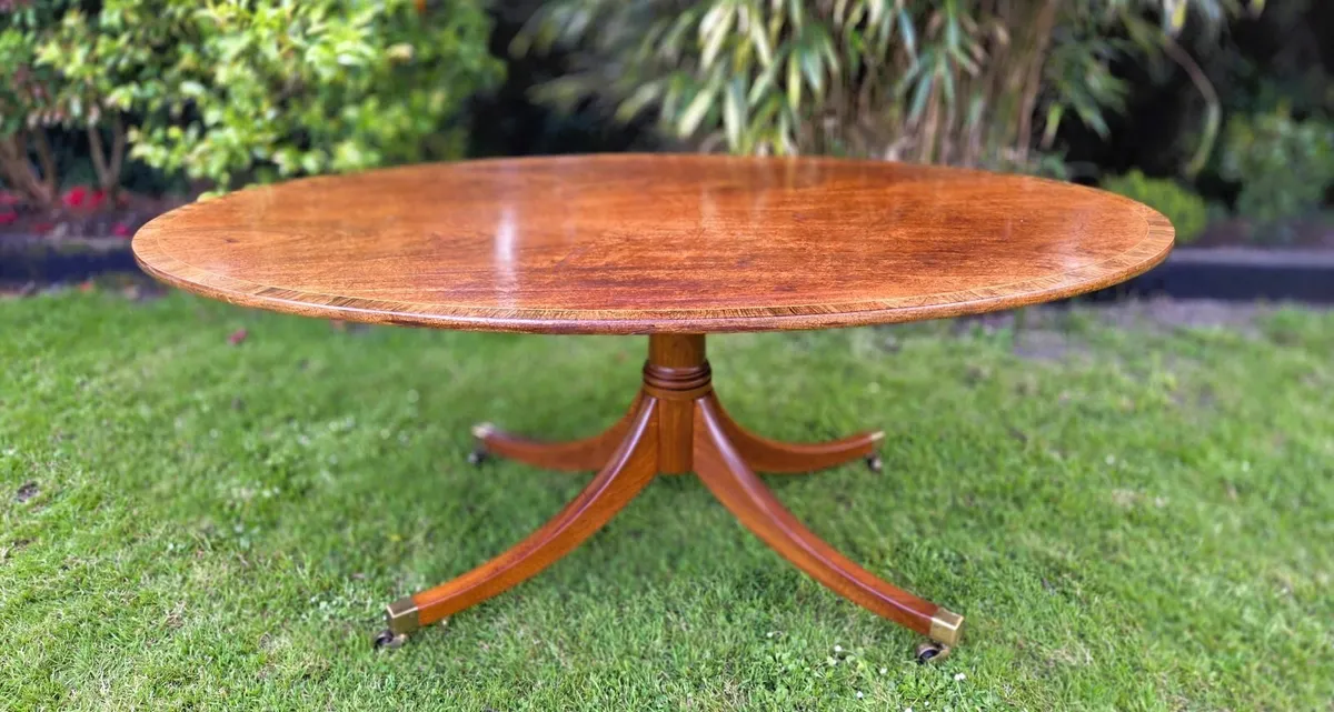 Large Oval Mahogany Table