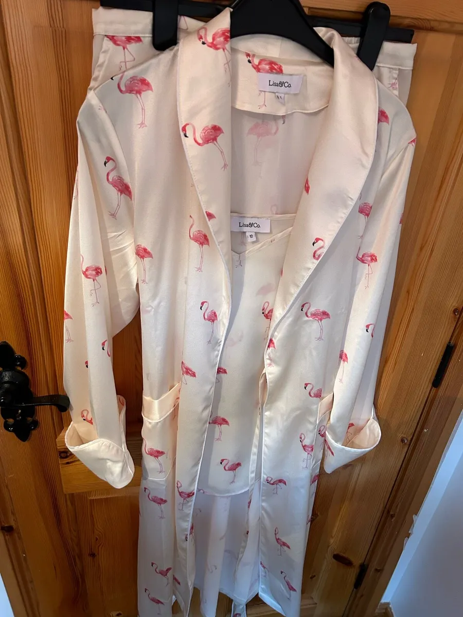 Lisa Lust dressing gown cami shorts - Image 1