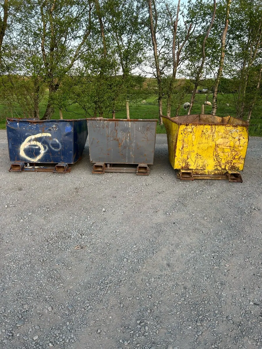 Telehandler Skips (£500 for 3) - Image 1