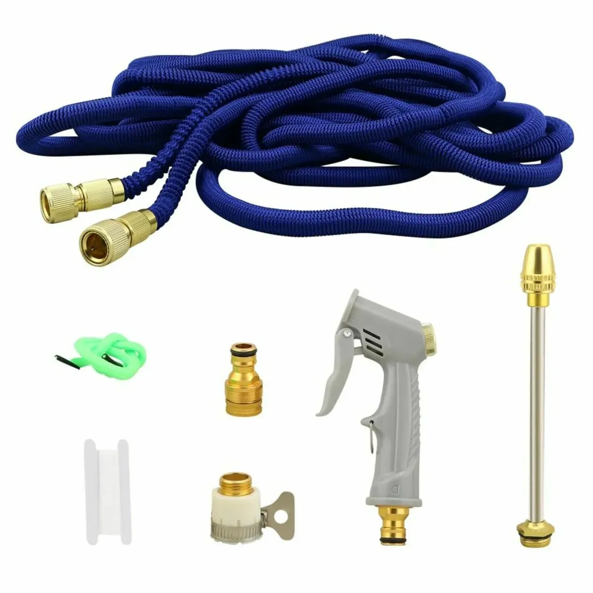 Expandable Garden Hose Spray Gun 15m 30m 50ft 1 - Image 1