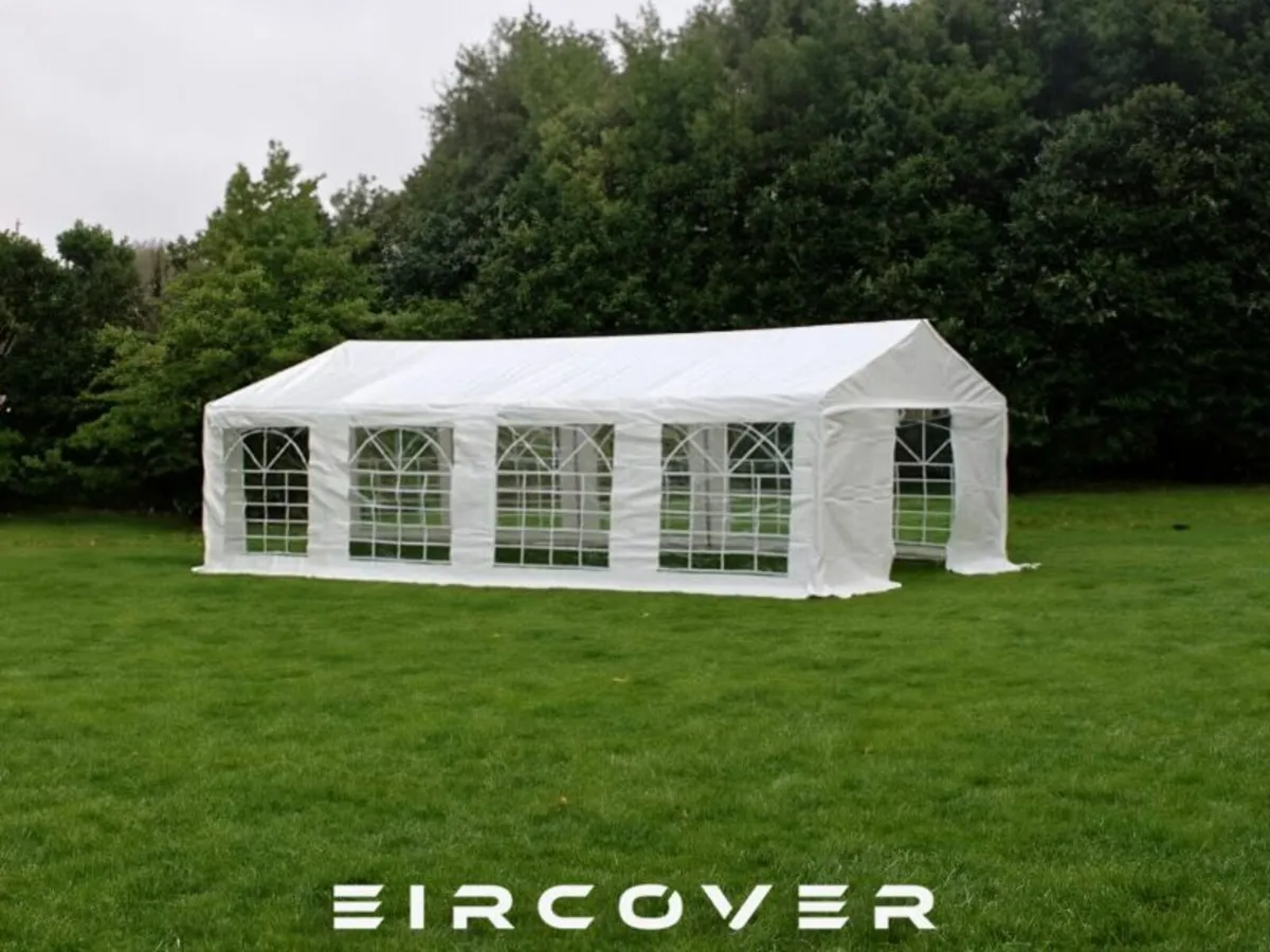 Marquee 4m x 8m PE cover (13' - 26') FREE Delivery - Image 3