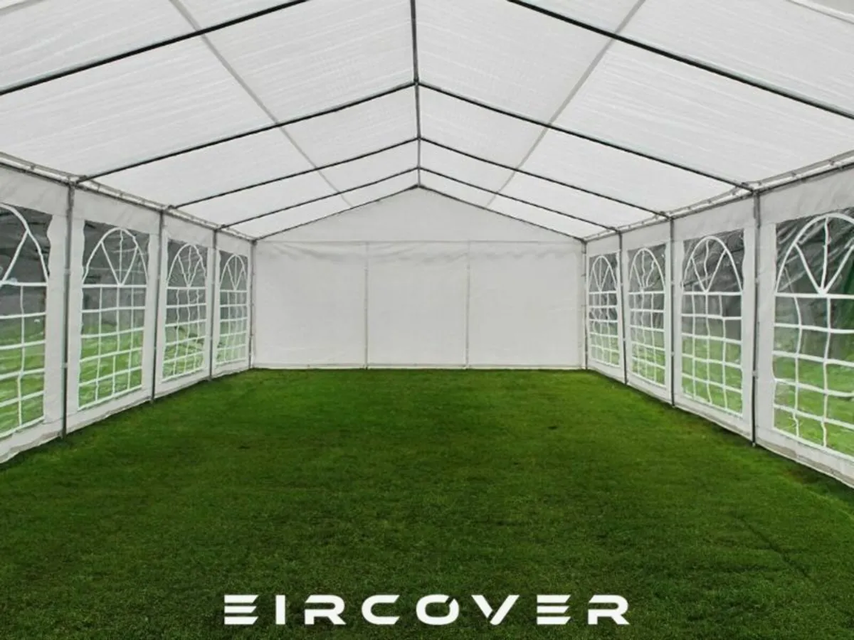 Marquee 4m x 8m PE cover (13' - 26') FREE Delivery - Image 4