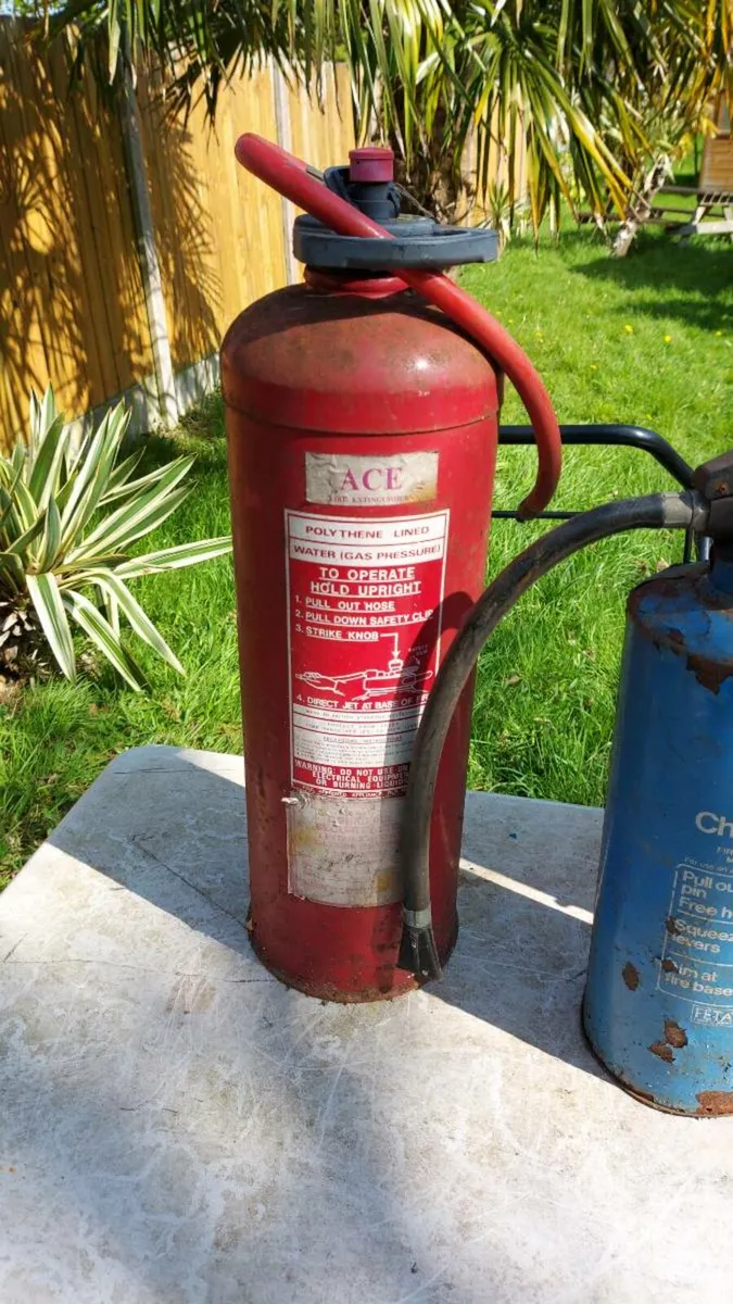 Three Fire Extinguishers. - Image 4