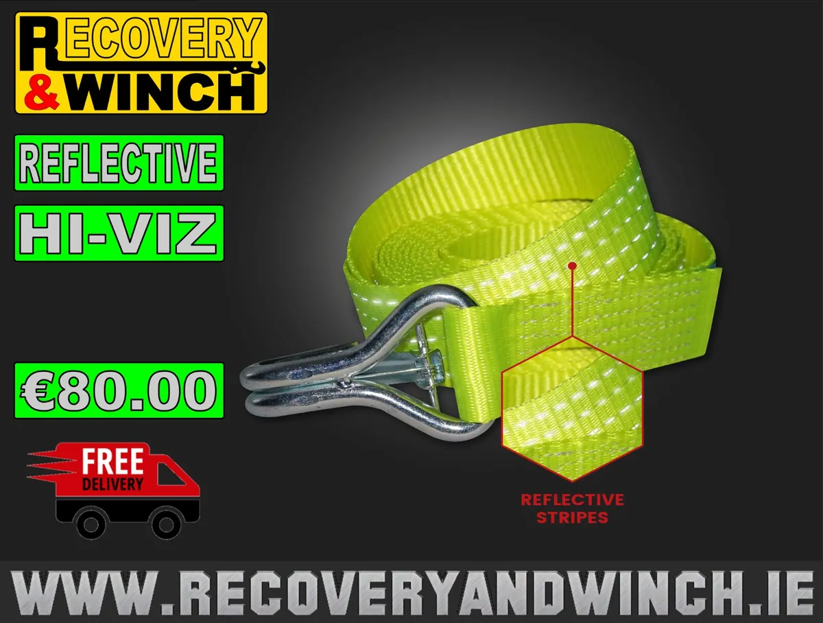 TRANSPORTER WHEEL STRAPS-HiVis REFLECTIVE X4 - Image 3