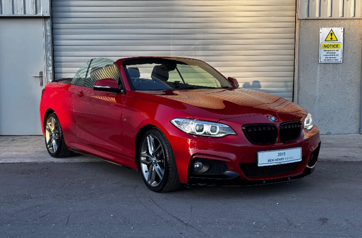 2015 BMW 220D M-Sport Plus convertible - Image 1