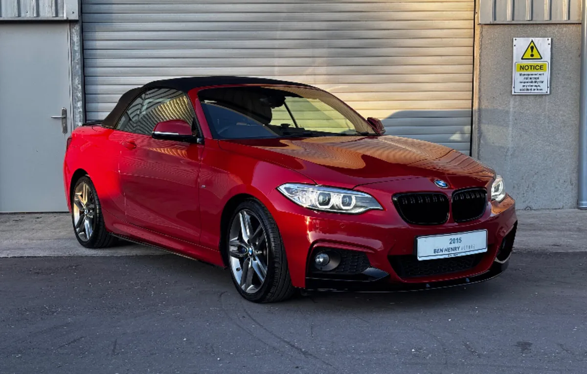 2015 BMW 220D M-Sport Plus convertible - Image 2