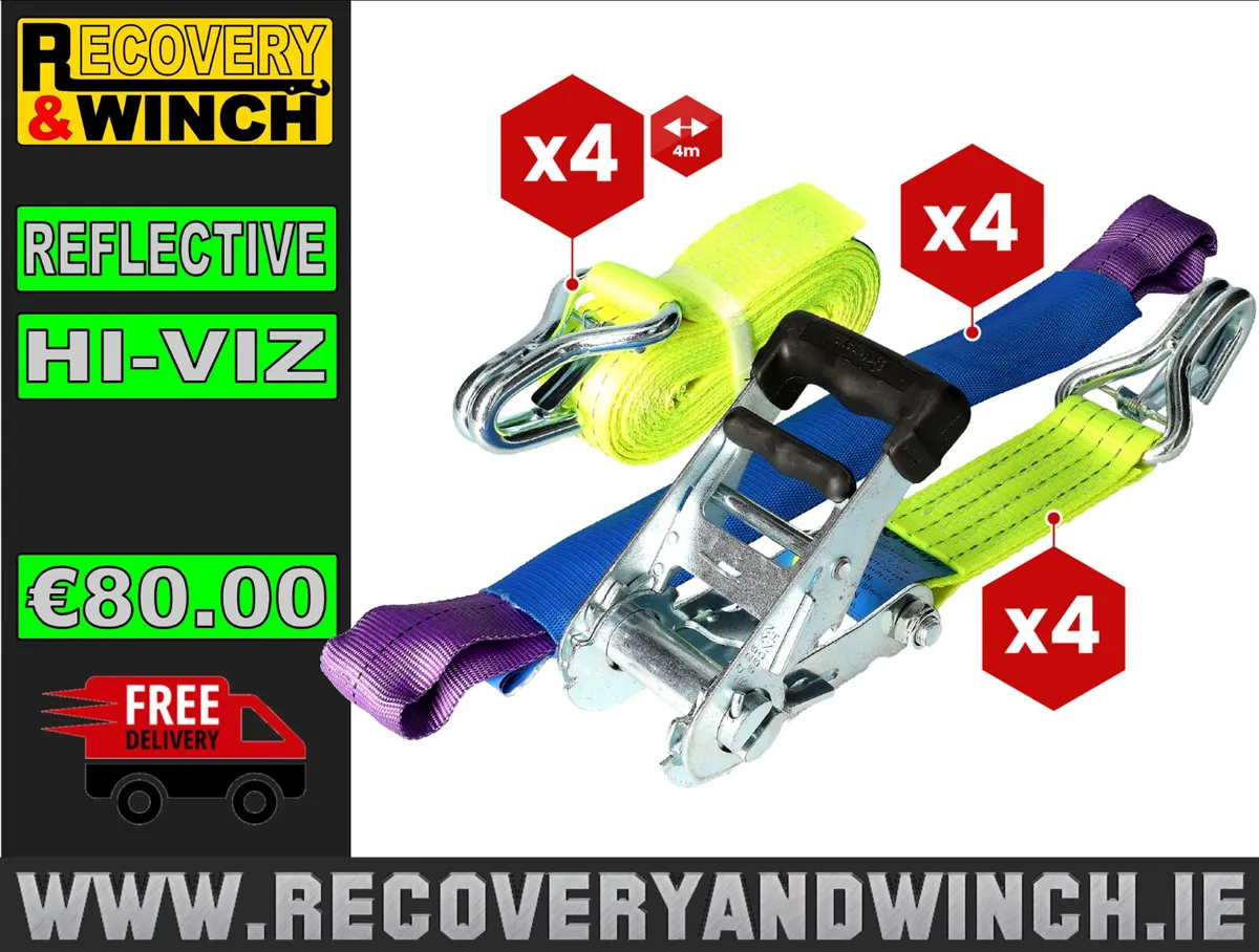 TRANSPORTER WHEEL STRAPS-HiVis REFLECTIVE X4 - Image 2
