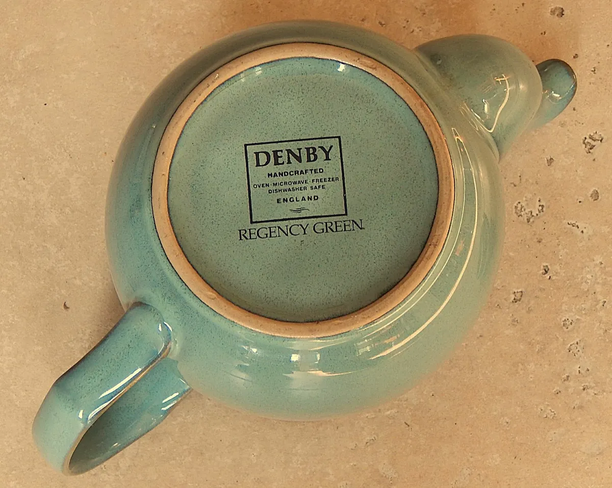 Denby Regency Green Teapot - Image 4
