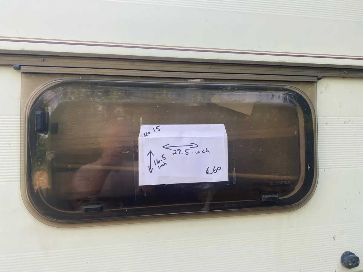 Caravan parts and windows (JUST IN) - Image 1