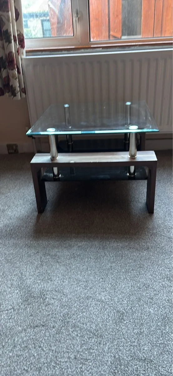 Glass coffee table - Image 2