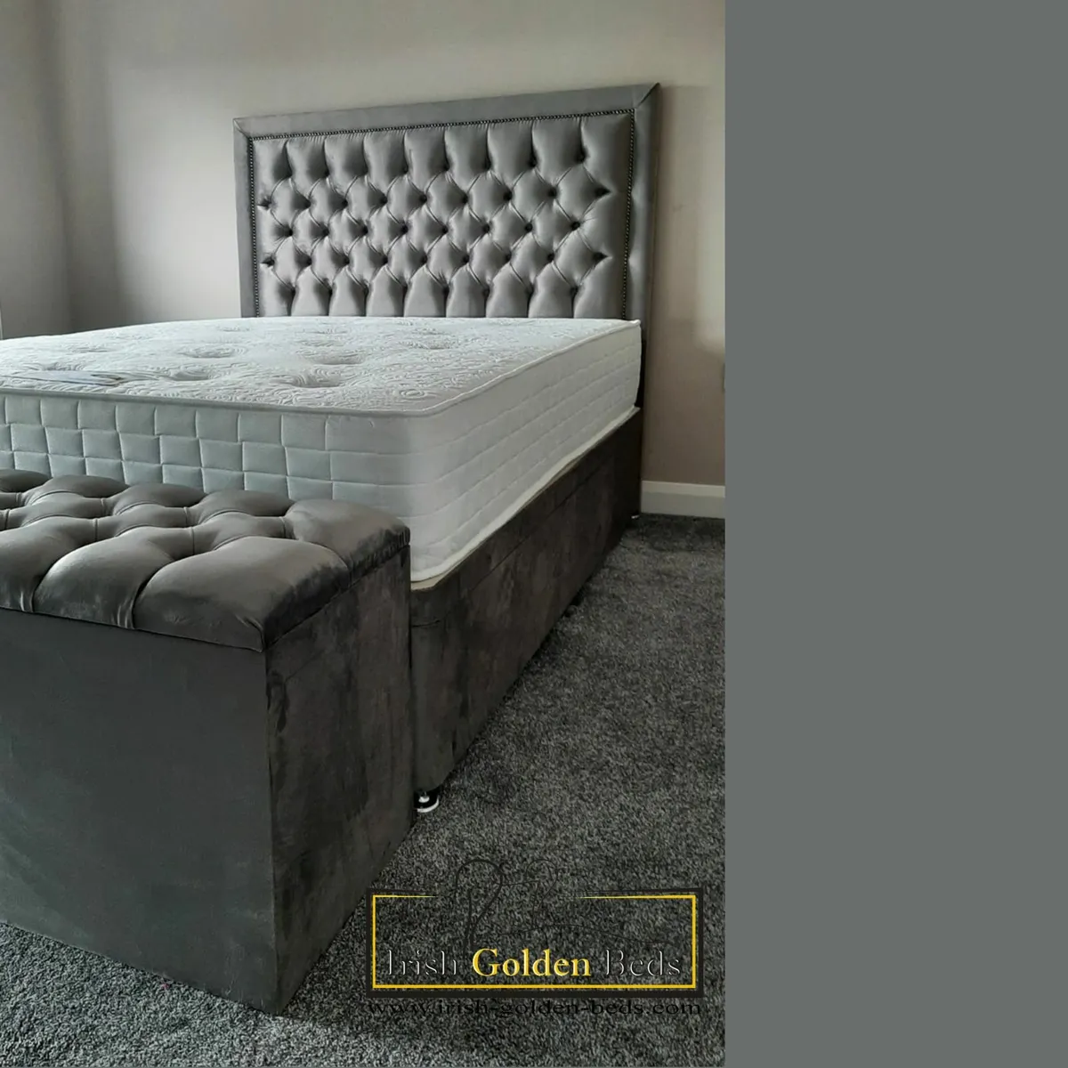 Ottoman Storage Bed Gas Lift Frame Base End Lift O - Image 1