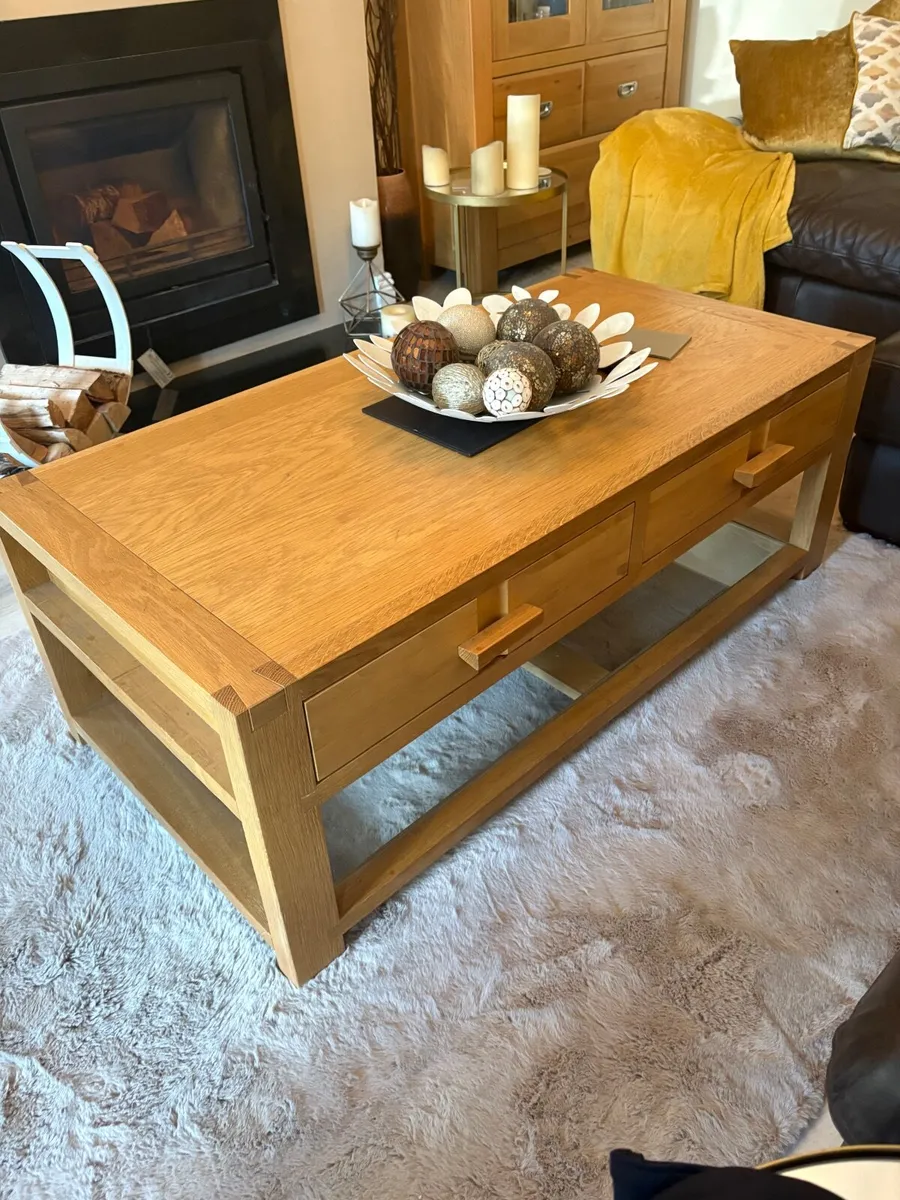Wooden coffee table