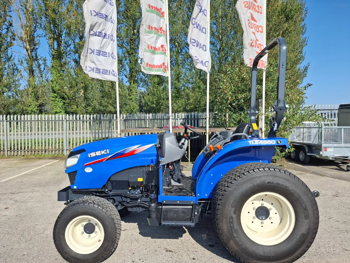 Iseki TLE4550 Compact Tractor & Major Swift Mower - Image 3