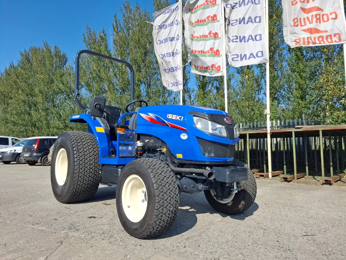 Iseki TLE4550 Compact Tractor & Major Swift Mower - Image 2