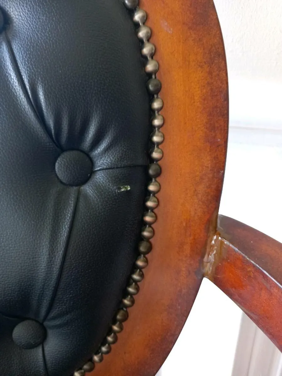 Pair of high captain stools - Image 3