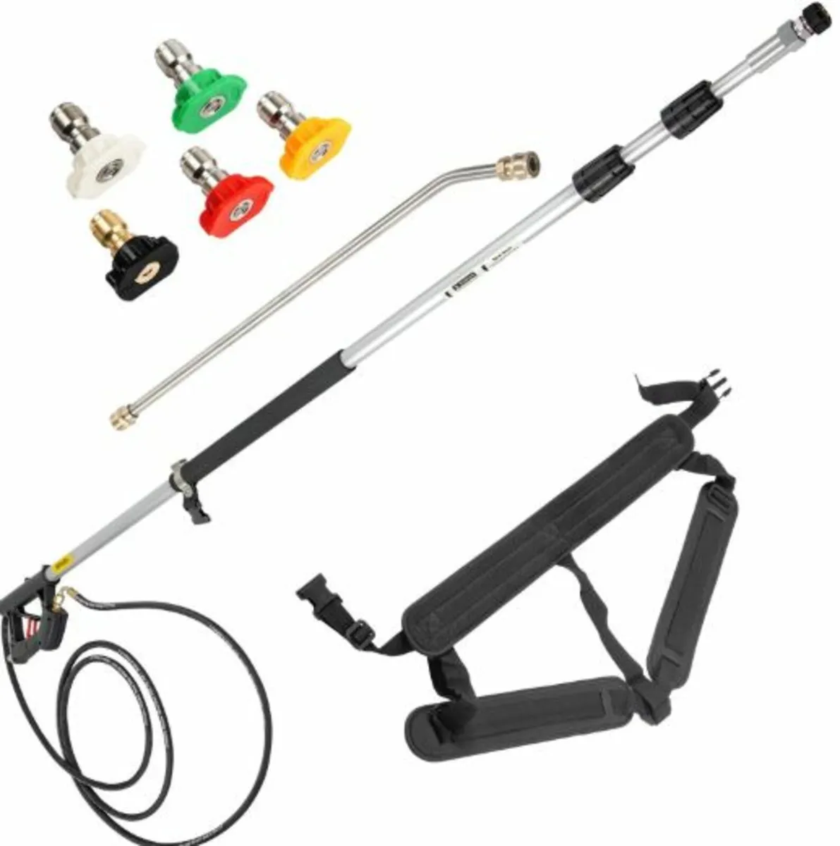 Pressure Washer Wand Telescoping 18ft 4000psi - Image 1