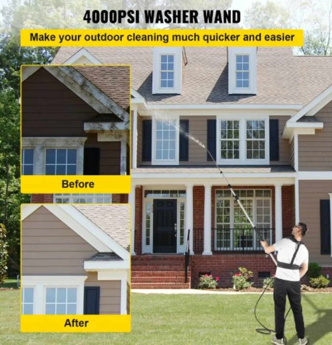 Pressure Washer Wand Telescoping 18ft 4000psi - Image 2