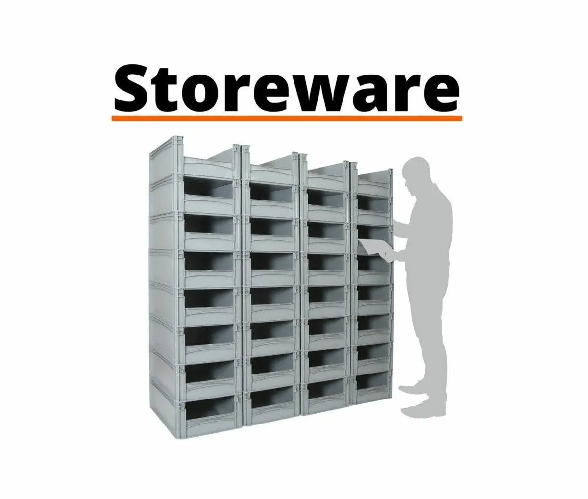 Open Front Euro Storage Boxes Bins - Image 2