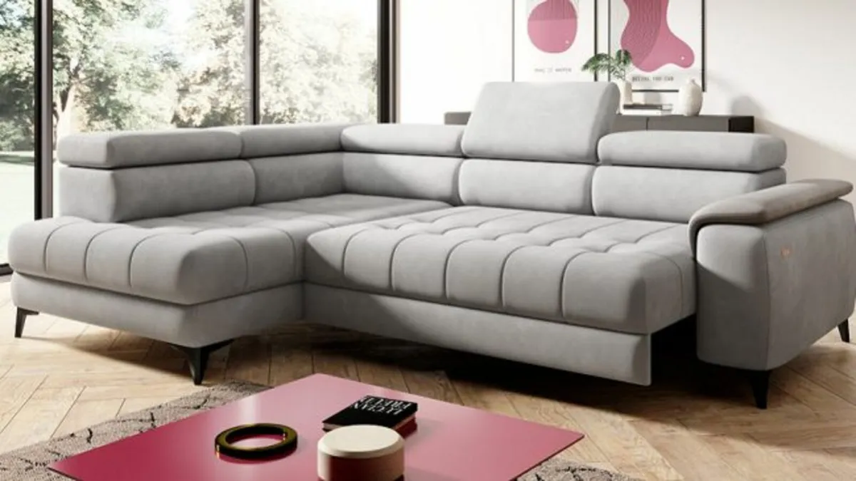 CHIVAS CORNER SOFA BED - Image 1
