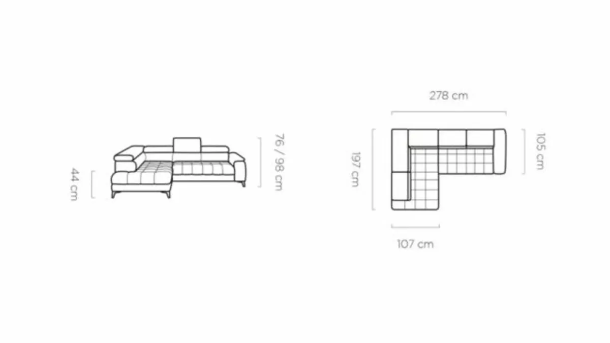 CHIVAS CORNER SOFA BED - Image 4