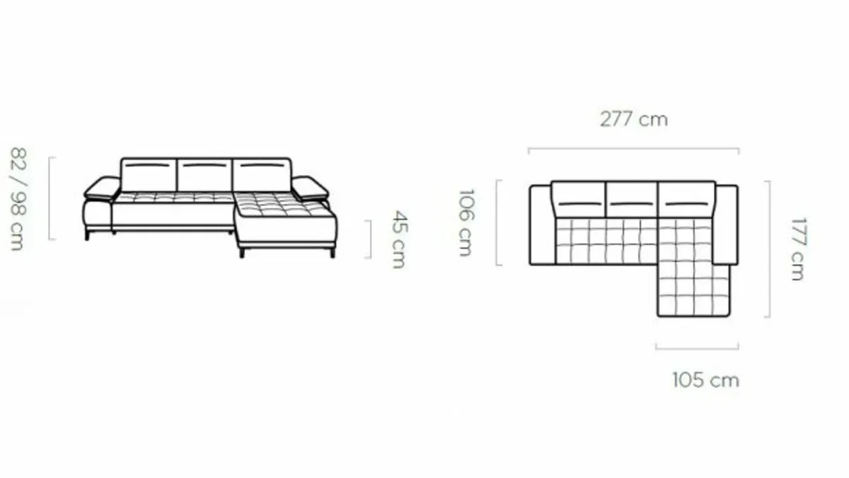 FOCUS L CORNER SOFA BED - Image 2