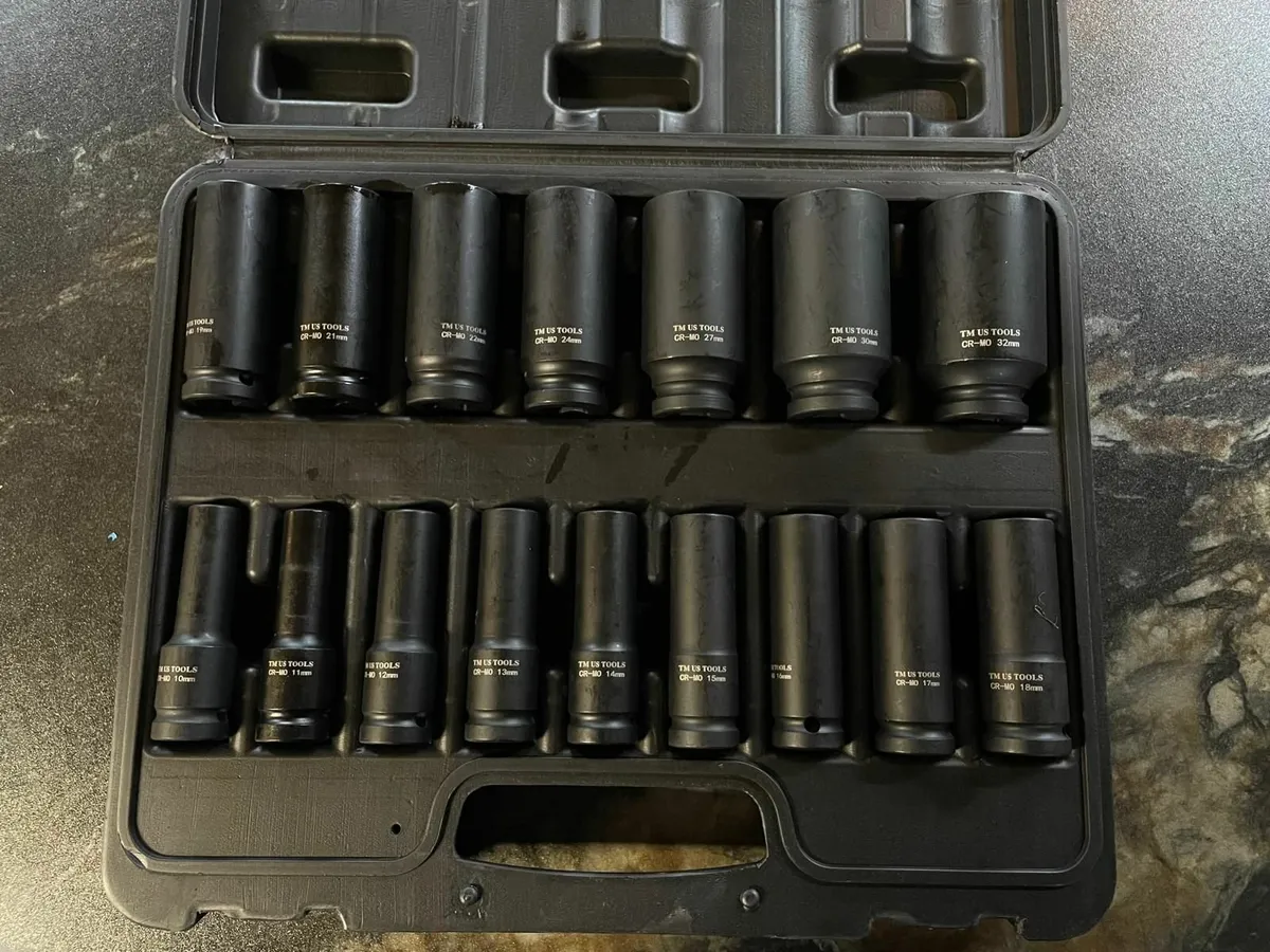 1/2" DEEP IMPACT SOCKET SET - Image 1
