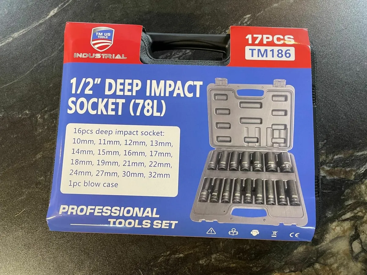 1/2" DEEP IMPACT SOCKET SET - Image 2