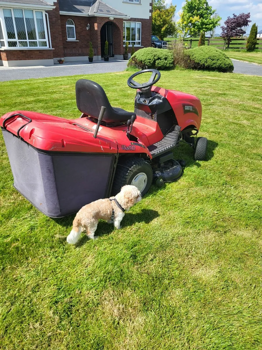 Castelgarden ride-on lawnmower - Image 2