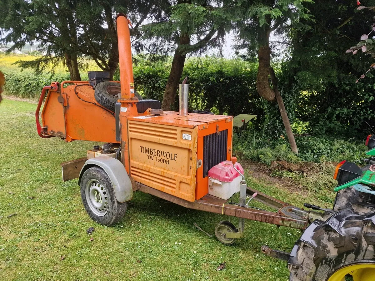 Timberwolf 150 diesel wood chipper woodchipper - Image 1