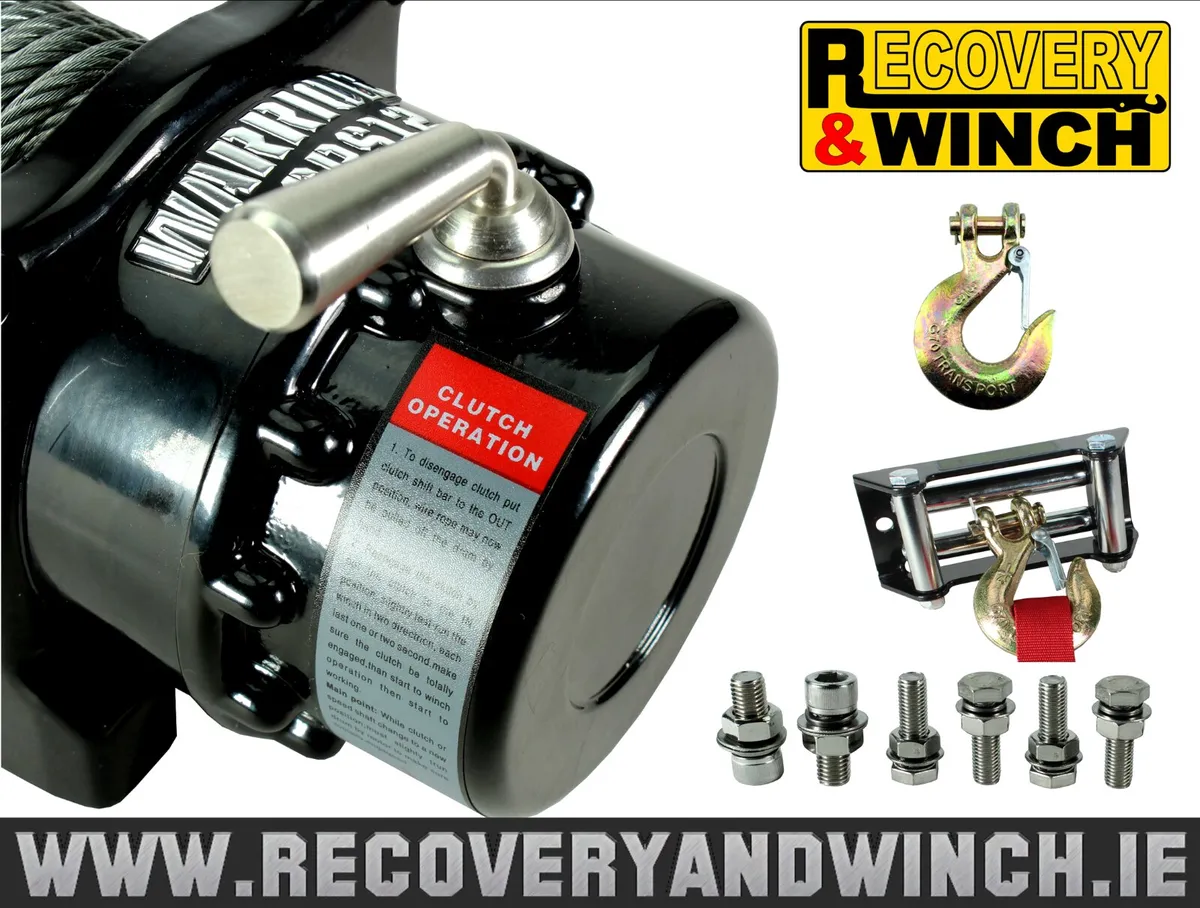Warrior Ninja 4500lb (2041kg) Electric Winch 🔴 - Image 3