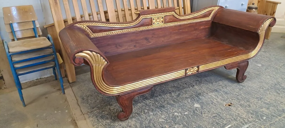 Vintage regency style day bed - Image 1